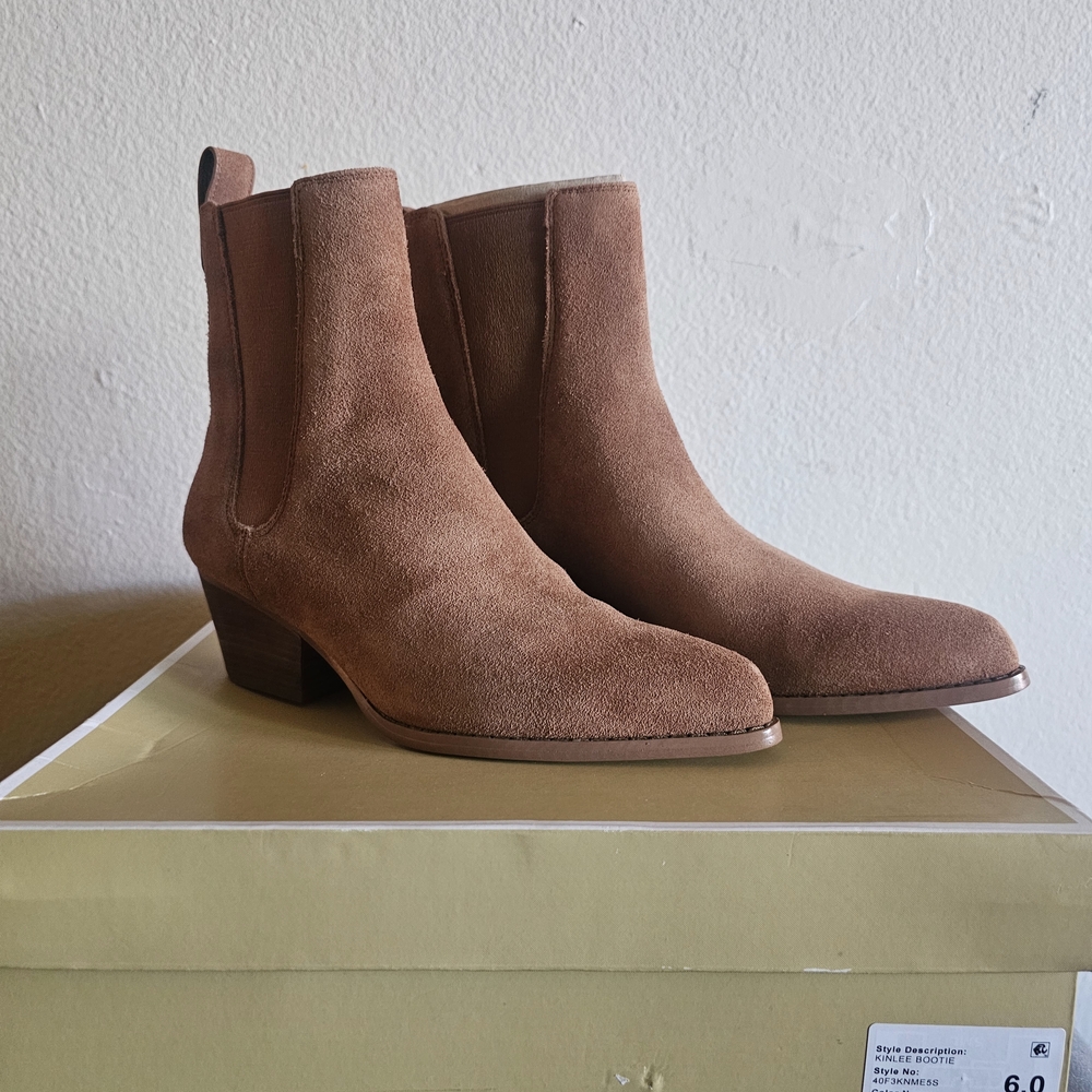 MICHAEL Michael Kors Men's Brown Suede Chukka Boots